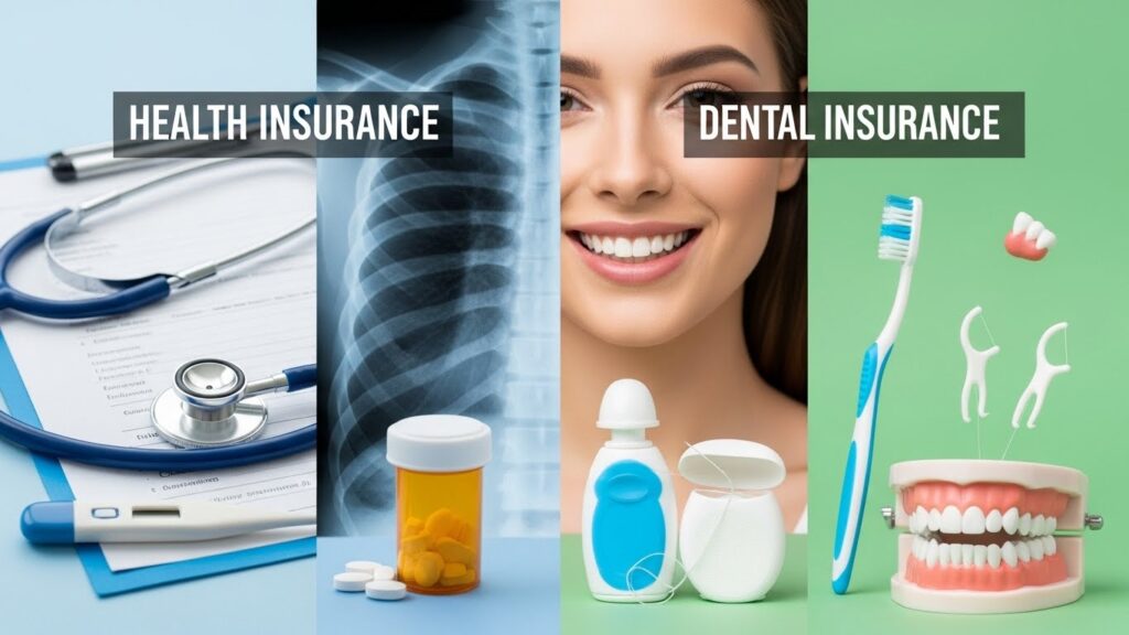 Health Insurance vs. Dental Insurance