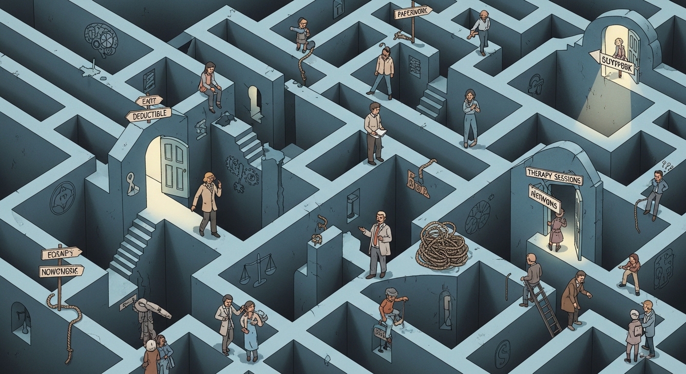The Labyrinth of the Mind: Navigating Mental Health Coverage