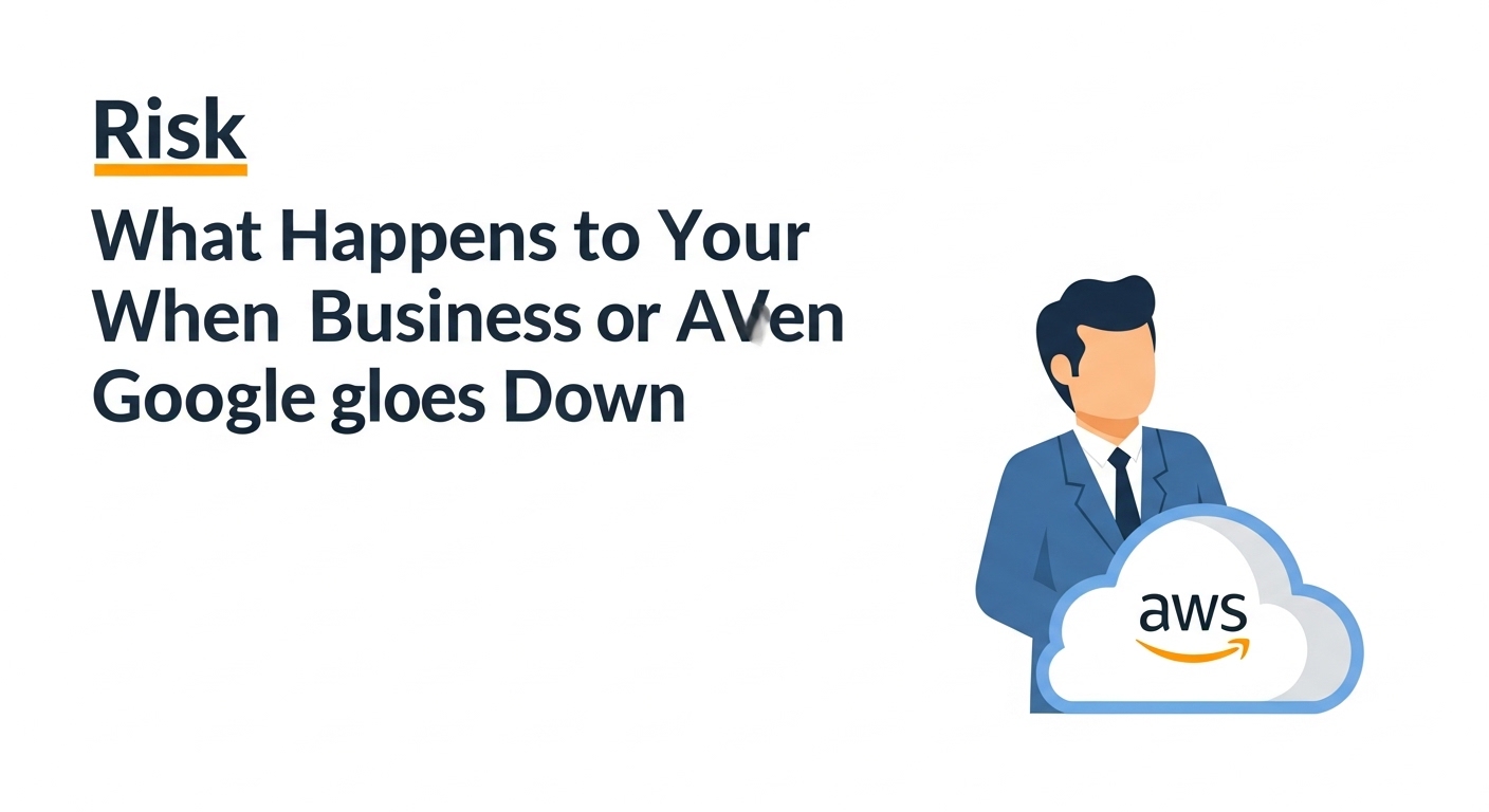 Risk: What Happens to Your Business When AWS or Google Cloud Goes Down